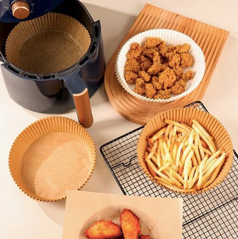 Kit Forro Antiaderente para AirFryer 20cm - 100 Unidades